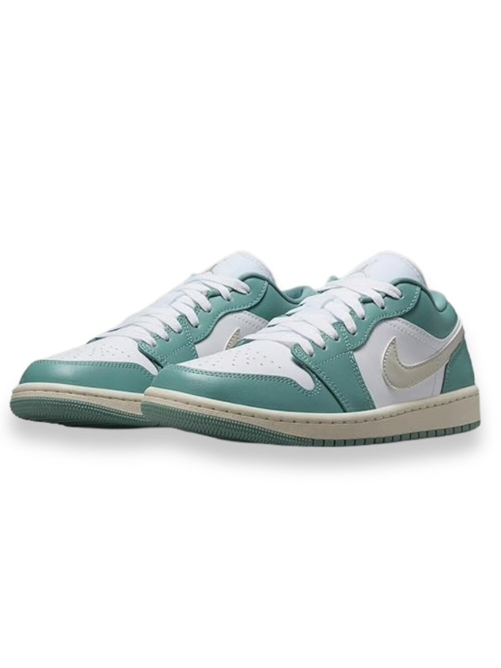 Air Jordan 1 Low Top Women's sneakers, Size 7, White/Cannon/Sail